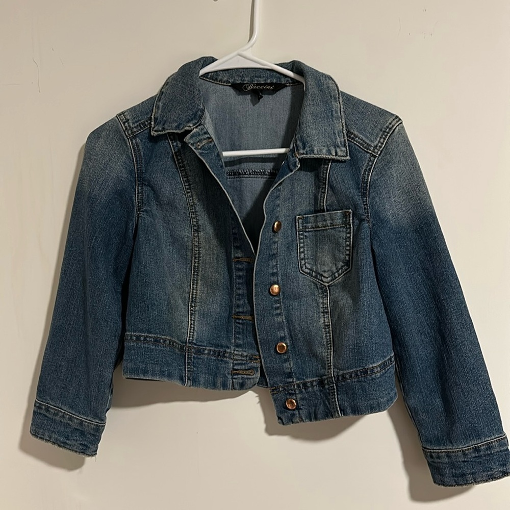 Cropped Denim Jacket